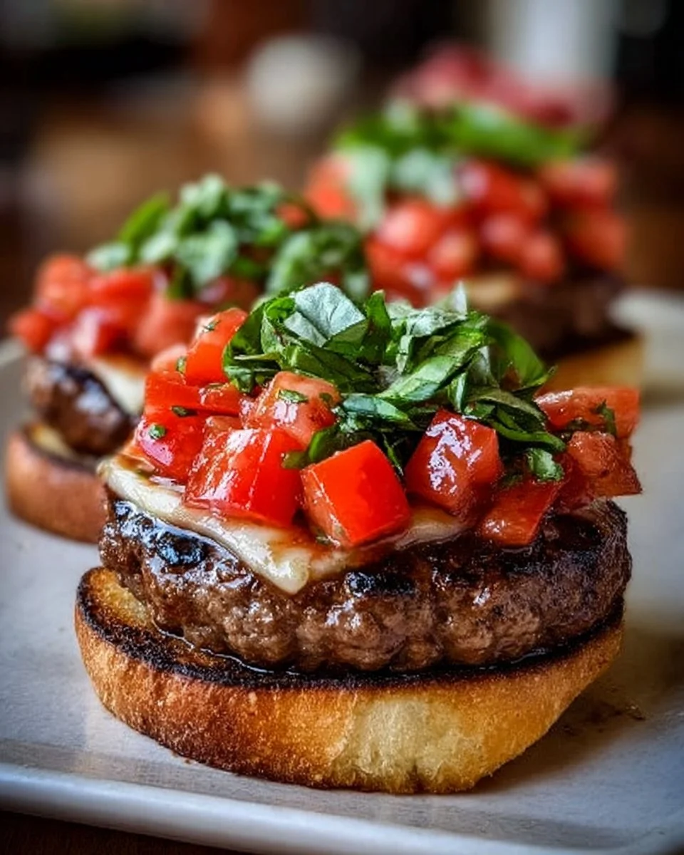 Bruschetta-Burger