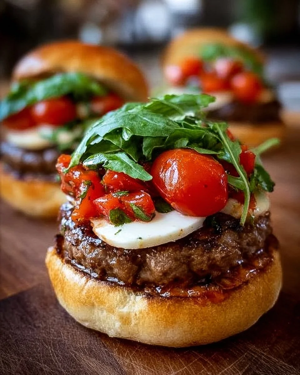 Bruschetta-Burger