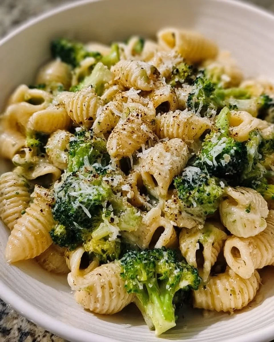 Cremige One Pot Pasta mit Brokkoli