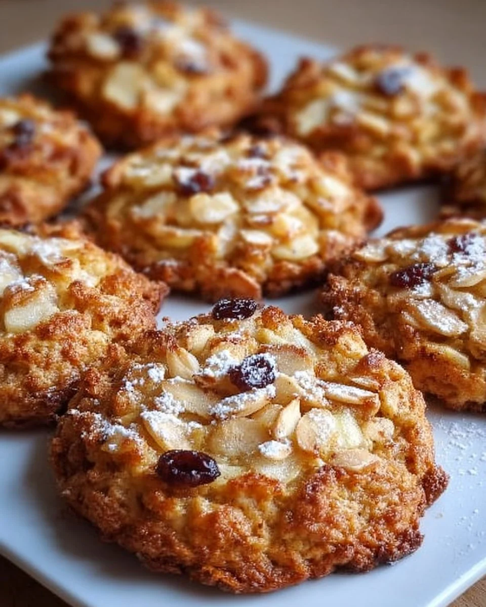 Gesunde Apfel-Hafer-Kekse