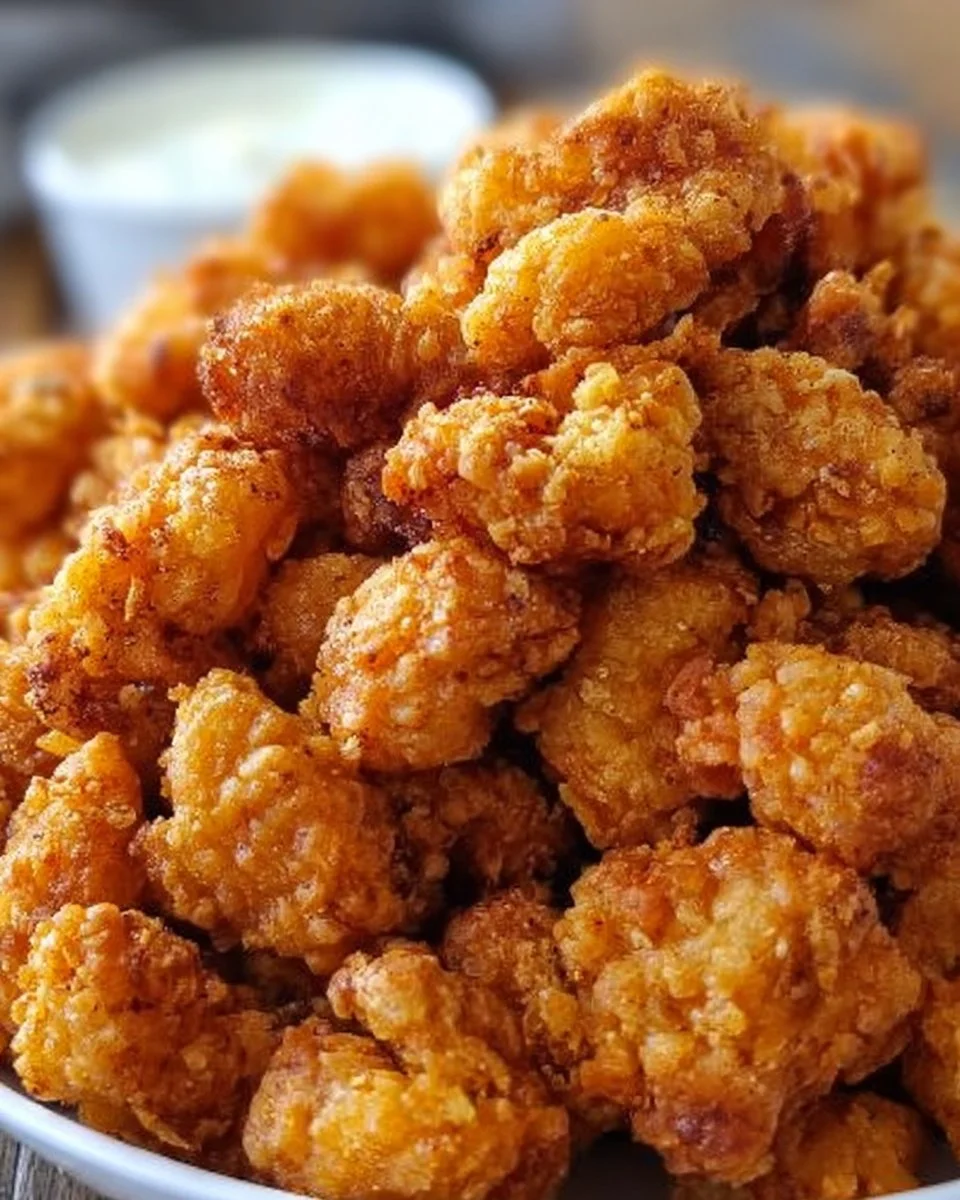 Hausgemachte Popcorn-Hühnchen