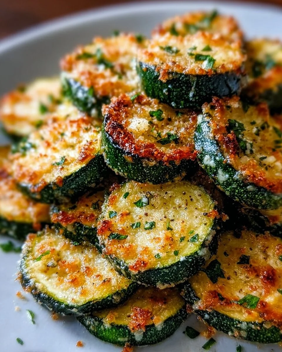 Ofengebackene Zucchini Parmesan